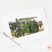  trekker rechthoekige sticker (Envelop)