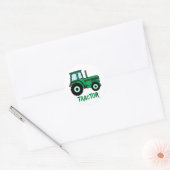 trekker ronde sticker (Envelop)