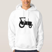  trekker silhouet Boerderij Apparatuur Icon Hoodie (Voorkant)