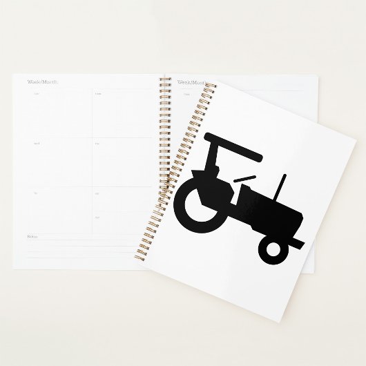  trekker silhouet Boerderij Apparatuur Icon Planner