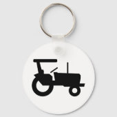  trekker silhouet Boerderij Apparatuur Icon Sleutelhanger (Voorkant)