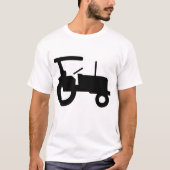  trekker silhouet Boerderij Apparatuur Icon T-shirt (Voorkant)