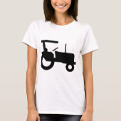  trekker silhouet Boerderij Apparatuur Icon T-shirt (Voorkant)