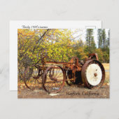 Trekker van begin 1900 briefkaart (Voorkant / Achterkant)