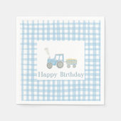 Trekker verjaardag servetten (Voorkant)