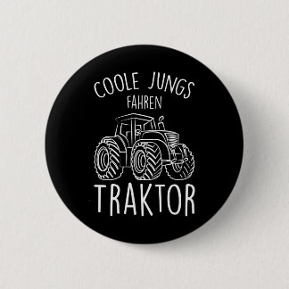 Trekker voor jongens, cabinebagage ronde button 5,7 cm