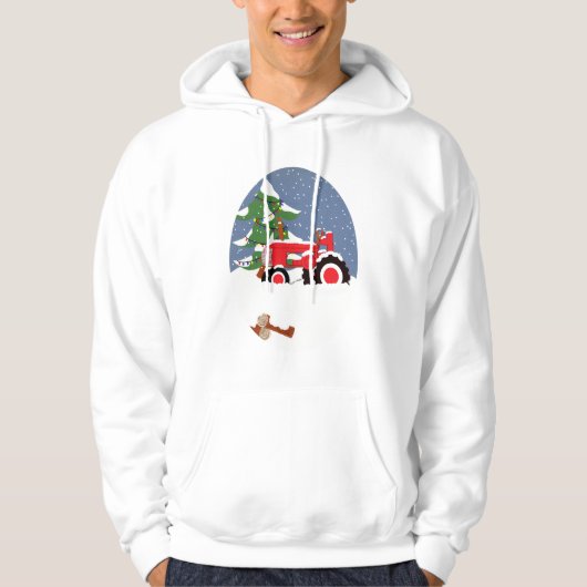 Trekker voor Kerstmis Hoodie (Voorkant)