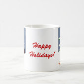 Trekker voor Kerstmis Koffiemok (Center)