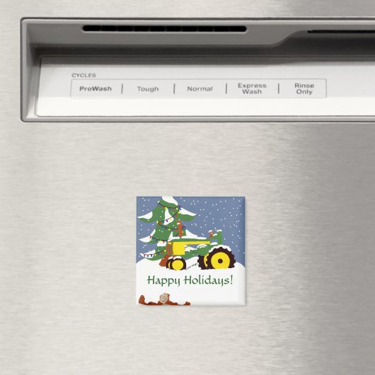 Trekker voor Kerstmis Magneet (Insitu (Vaatwasser))