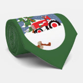 Trekker voor Kerstmis Stropdas (Opgerold)