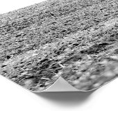 Trekker voor zwart-wit Boerderij in veld 16x20 Poster (Hoek)