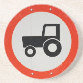 trekker zandsteen onderzetter (Voorkant)