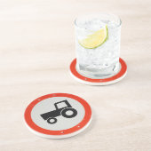 trekker zandsteen onderzetter (Zijkant)