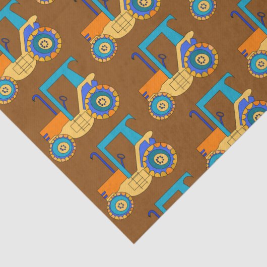 Trekkerbouw Tissuepapier (Detail)