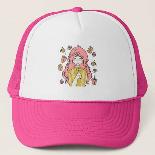 Trekkerhoed, te koop! trucker pet (Voorkant)