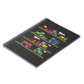 Trekkerij combineert oogstland notitieboek (Linkerzijde)