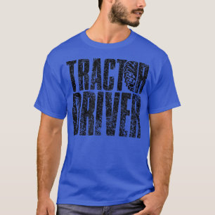 Trekkermachinistentractoren voor aanhangwagens van t-shirt