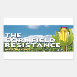 Trekkers (4/pg) - de cornfield-resistentie rechthoekige sticker