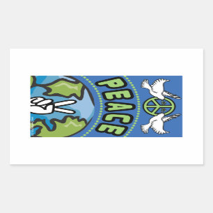 Trekkers - grotere afmetingen rechthoekige sticker