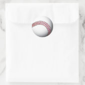 Trekkers/honkbal Ronde Sticker (Tas)