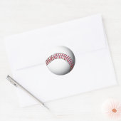 Trekkers/honkbal Ronde Sticker (Envelop)