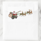 Trekkers - rolstoelSanta Rechthoekige Sticker (Tas)