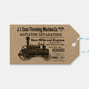 Trekkers van het Boerderij van de stoommotor Tract Cadeaulabel