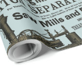 Trekkers van het Boerderij van de stoommotor Tract Cadeaupapier (Rol Hoek)