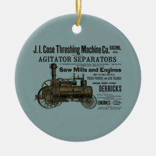 Trekkers van het Boerderij van de stoommotor Tract Keramisch Ornament