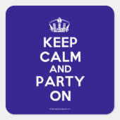 Trekkers (vierkant) vierkante sticker (Voorkant)