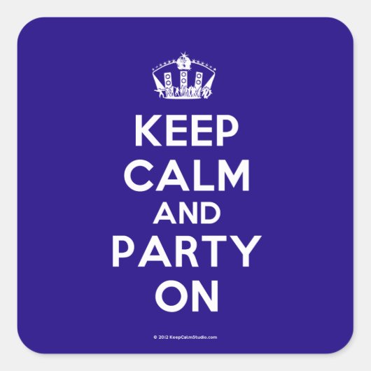 Trekkers (vierkant) vierkante sticker (Voorkant)