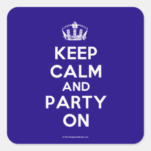 Trekkers (vierkant) vierkante sticker