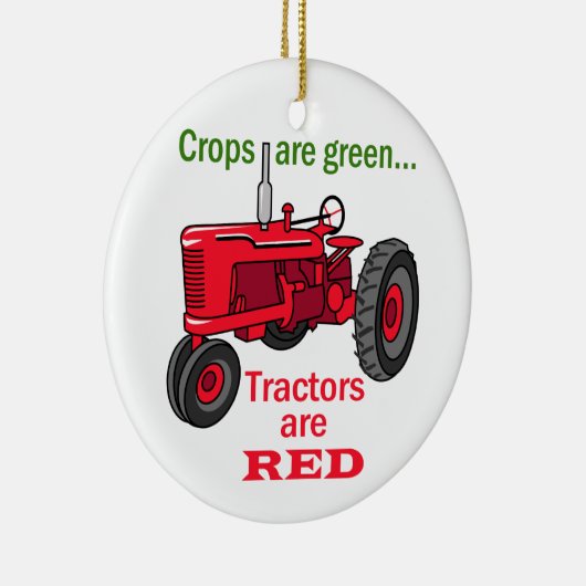 Trekkers zijn rood keramisch ornament (Rechts)