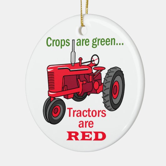 Trekkers zijn rood keramisch ornament (Links)