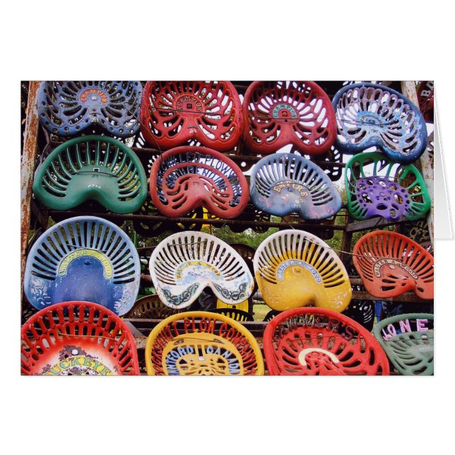 Trekkerstoelen op het Show van de trekker (Voorkant Horizontaal)