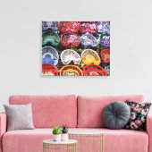 Trekkerstoelen op het Show van de trekker Canvas Afdruk (Insitu (Woonkamer))