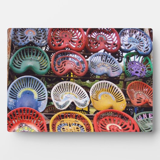 Trekkerstoelen op het Show van de trekker Fotoplaat (voorkant)