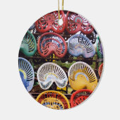 Trekkerstoelen op het Show van de trekker Keramisch Ornament (Links)