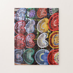 Trekkerstoelen op het Show van de trekker Legpuzzel