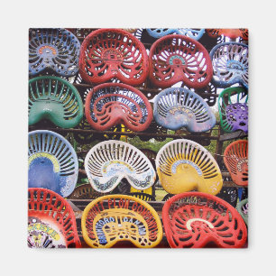 Trekkerstoelen op het Show van de trekker Magneet