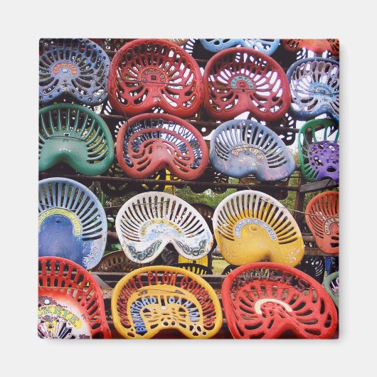 Trekkerstoelen op het Show van de trekker Magneet (Voorkant)