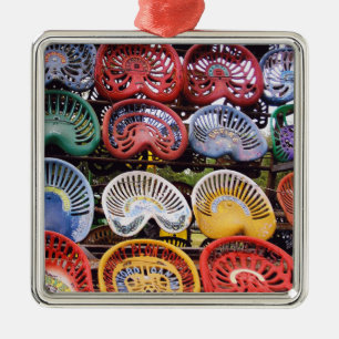 Trekkerstoelen op het Show van de trekker Metalen Ornament