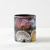 Trekkerstoelen op het Show van de trekker Mok (Midden)