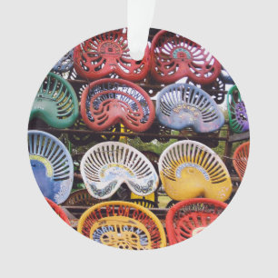 Trekkerstoelen op het Show van de trekker Ornament