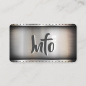 Trekkertekening Visitekaartje (Achterkant)