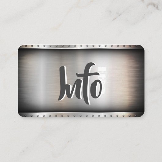 Trekkertekening Visitekaartje (Achterkant)