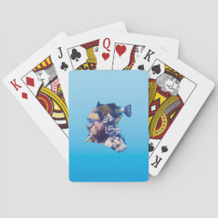 Trekkervis - Organische Gewasweergave bij Koraalri Pokerkaarten