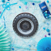 Trekkerwiel voor zwart Boerderij Papieren Bordje (Feest)