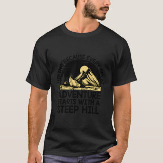 Trekking Bergbeklimmen Outdoor Natuur Wandeltocht T-shirt