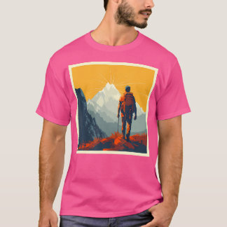 Trekking Bergbeklimmen Wandelbergen Natuur Mo T-shirt